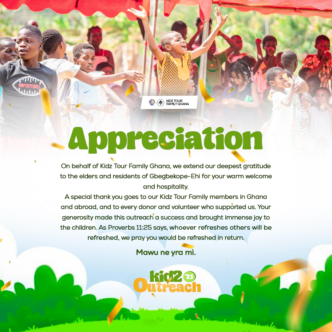 Kidz Outreach 2025 Appreciation